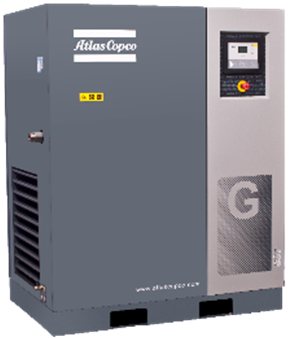 55kw地図書のCopco Gシリーズは、回転式オイルねじ空気圧縮機G55 1を注入した