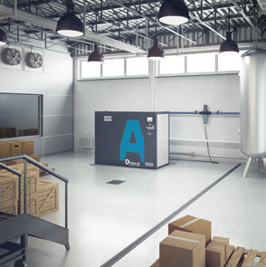 AQ 18 VSD水によって注入されるねじ圧縮機18kwの地図書のCopco 69dBの騒音レベル0