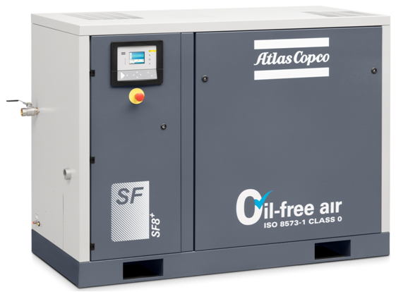 AQ 18 VSD水によって注入されるねじ圧縮機18kwの地図書のCopco 69dBの騒音レベル1