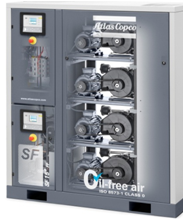 30kw地図書Copcoは自由なねじ空気圧縮機AQ-30 VSD 72dBの騒音レベル0に油をさす